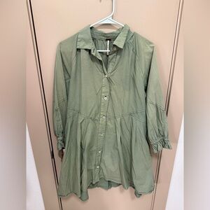 Green Free People Dress